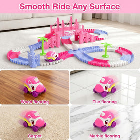 Toulepound Race Track monster truck adds exciting speed to playtime.