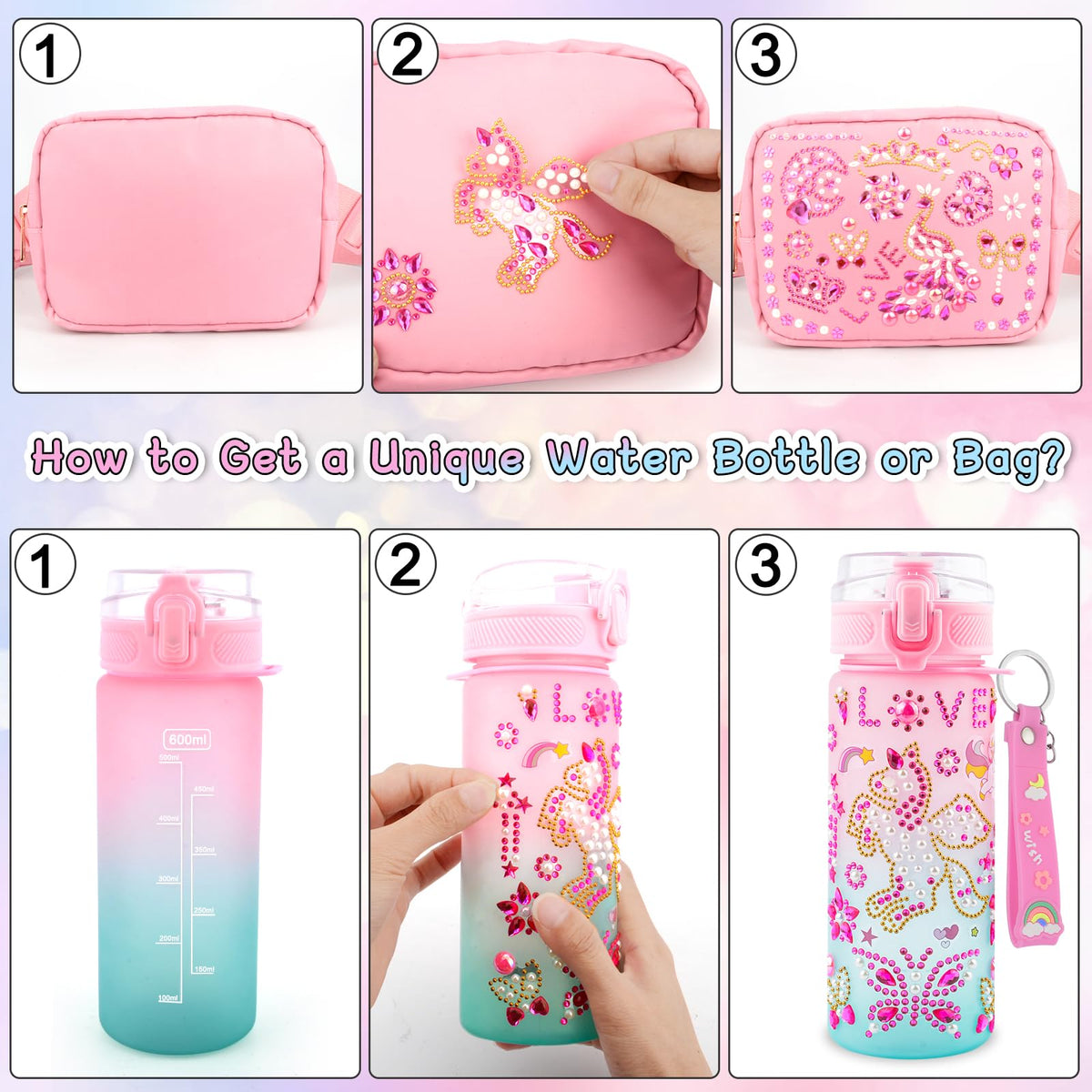 TOUPONS adjustable strap bag, easy to fit any size for kids.
