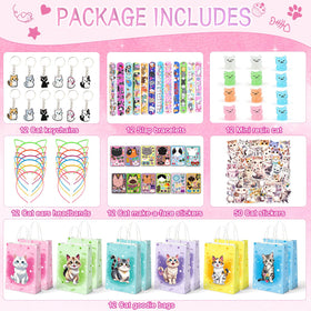 TOUPONS cat goodie bags for party favor packaging