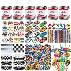 TOUPONS race car pull-back toy shows durable, kid-friendly design for party games