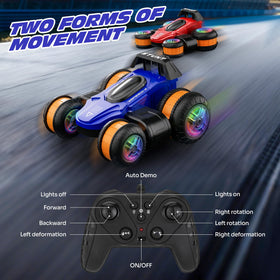 Toupus high-speed RC car dual battery pack extends playtime.