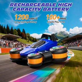 Toupus high-speed RC car drift-mode for versatile stunts and spins.