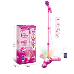 TourKing karaoke machine packaging highlights a gift-ready experience for kids 3 and up.