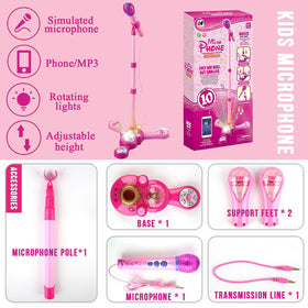 TourKing karaoke machine can play music without external devices for easy setup.