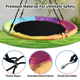 Tovini heavy duty rope system ensures secure hanging for backyard fun