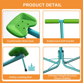 TOVINI teeter totter five-prong base improves stability during play