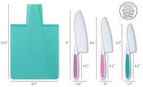 Tovla Jr kid-friendly set encourages healthy, hands-on meal prep.