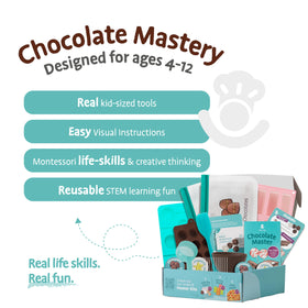 Tovla Jr real chocolate making kit truffle mold supports bite sized treats and practicing decorating creativity