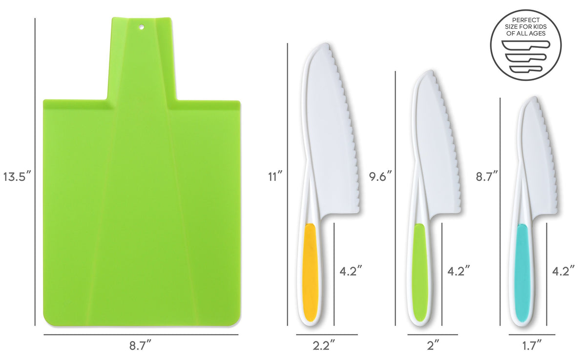 TOVLA JR safe, child-friendly kitchen learning set for young chefs.