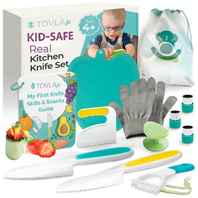 Tovla Jr Ultimate Kids Knife—safe tool that helps young chefs gain confidence.