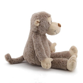 Tovodise plush monkey toy, gift-ready item for birthdays or baby showers.