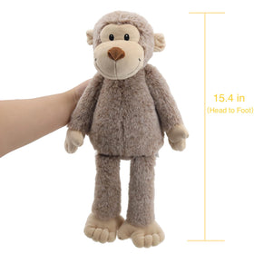 Tovodise plush monkey toy, travel-friendly friend for trips and adventures.