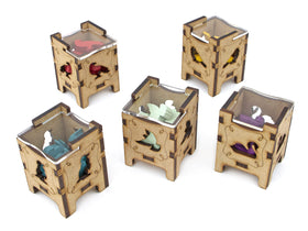 TowerRex Wingspan Oceania Expansion slot neatly stores tiles and counters.