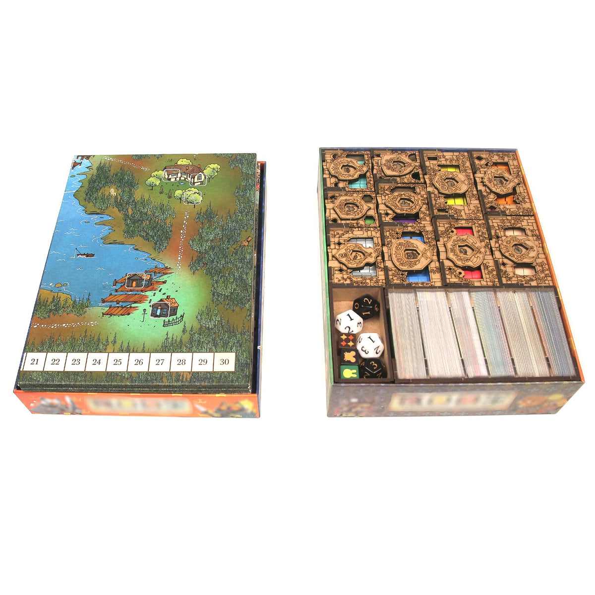 TowerRex wooden insert assembly is straightforward for collaborative setup