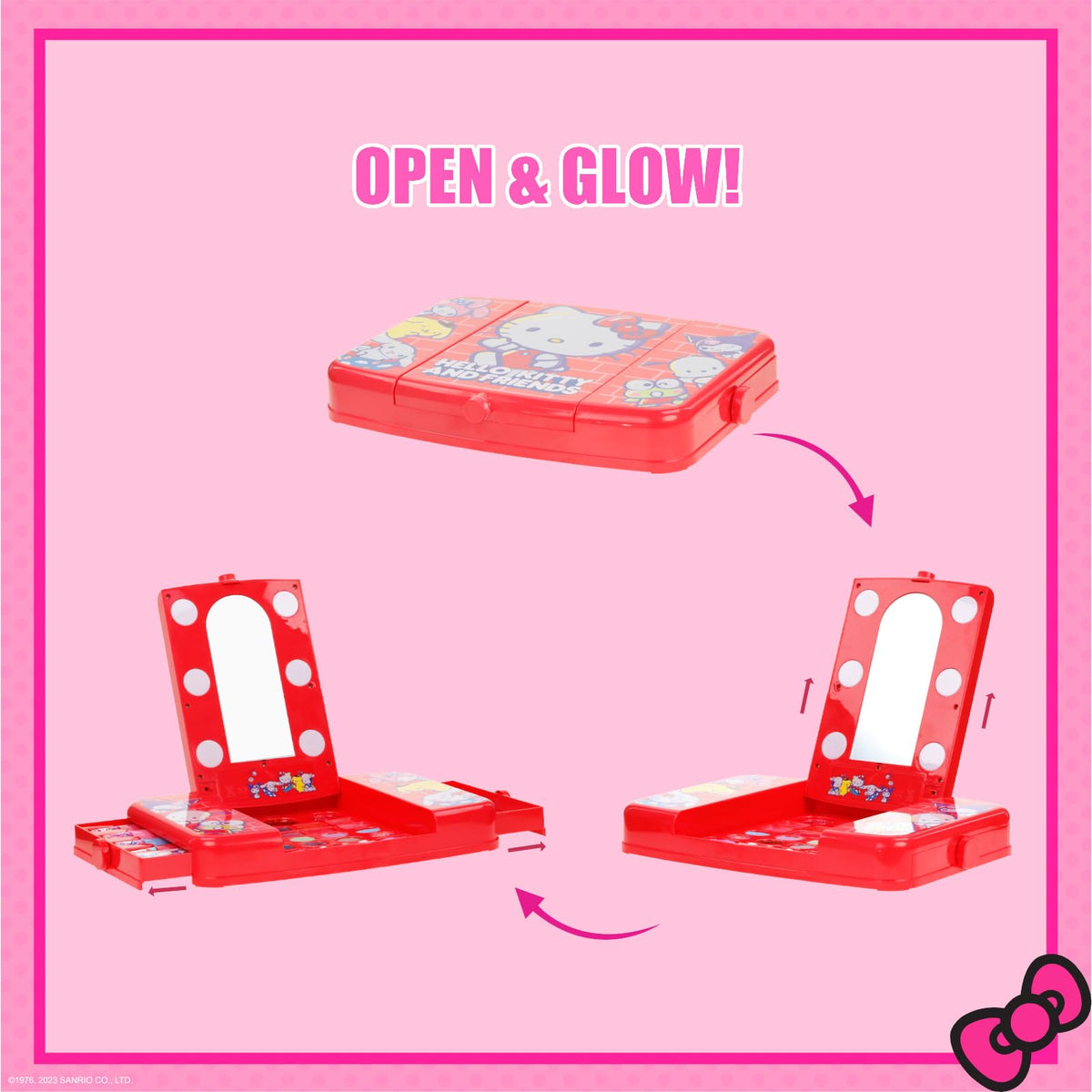 Nail brushes, stickers, and gems support simple, mess-free glam moments.