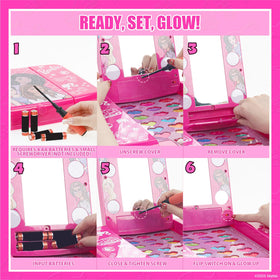 Townley Girl Barbie peelable nail polishes for quick party nails.
