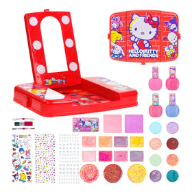 Townley Girl Hello Kitty vanity set with light-up mirror for bright, kid-friendly makeovers.