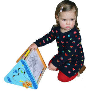 TOWO clock dial helps toddlers practice time concepts through hands-on interaction.