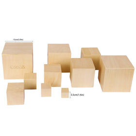 TOWO wooden cups and boxes for sorting and early math