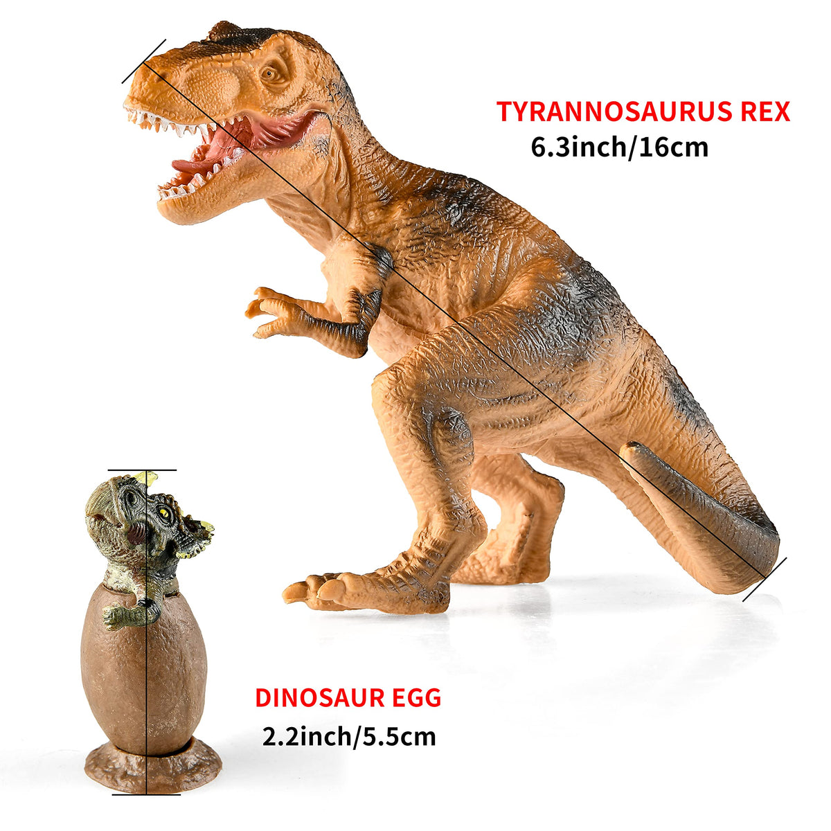 Toy Choi's dinosaur eggs add anticipation for discovery and pretend play.