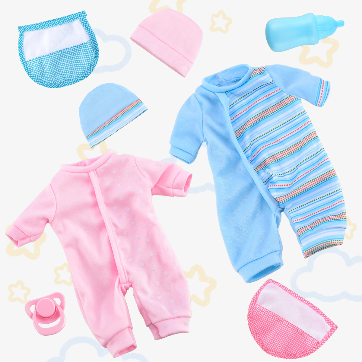 Toy Choi's educational baby care set encourages nurturing play
