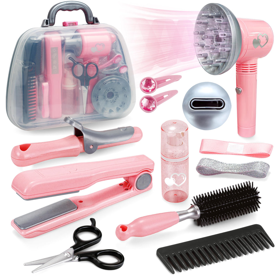 Toy Choi's Hair Salon hairdryer for pretend play and styling fun.