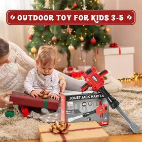 Toy Choi's outdoor garden play scene with pretend tool set