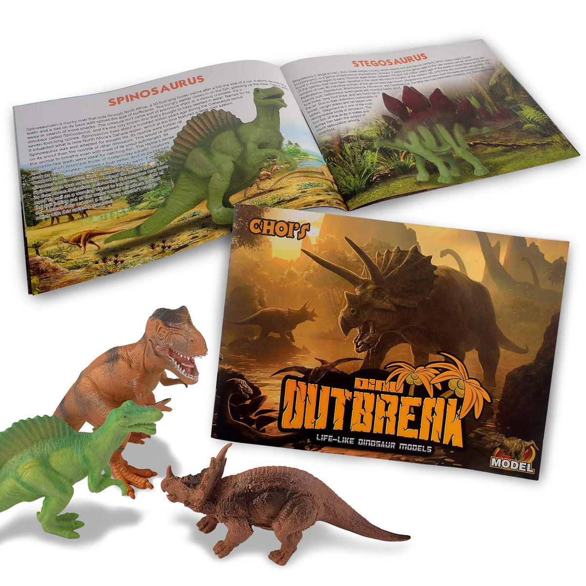 Toy Choi's mini dinos make charming party favors and cake toppers.