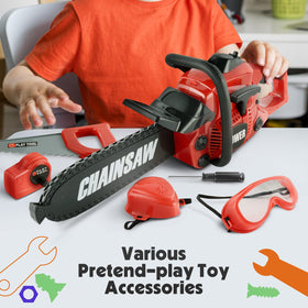 Toy Choi's toy chainsaw ABS plastic construction boosts durability.