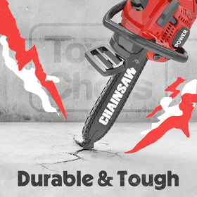Toy Choi's toy chainsaw durable ABS body for active kids playtime.