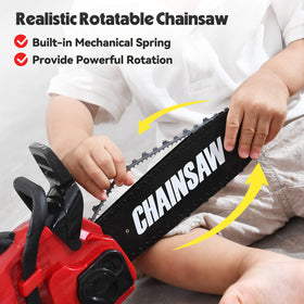 Toy Choi's toy chainsaw ideal for outdoor imaginative play and gifting.