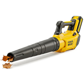 Toy Choi's Toy Leaf Blower real air and engine sounds enhance outdoor play.