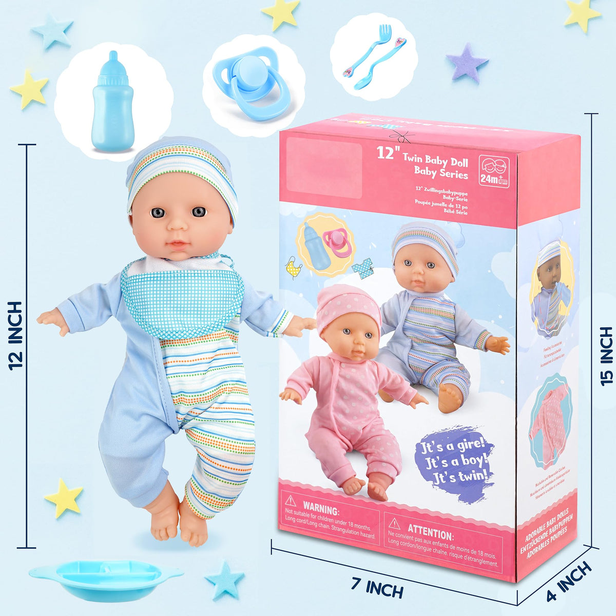 Toy Choi's washable outfits keep twins ready for busy playtime