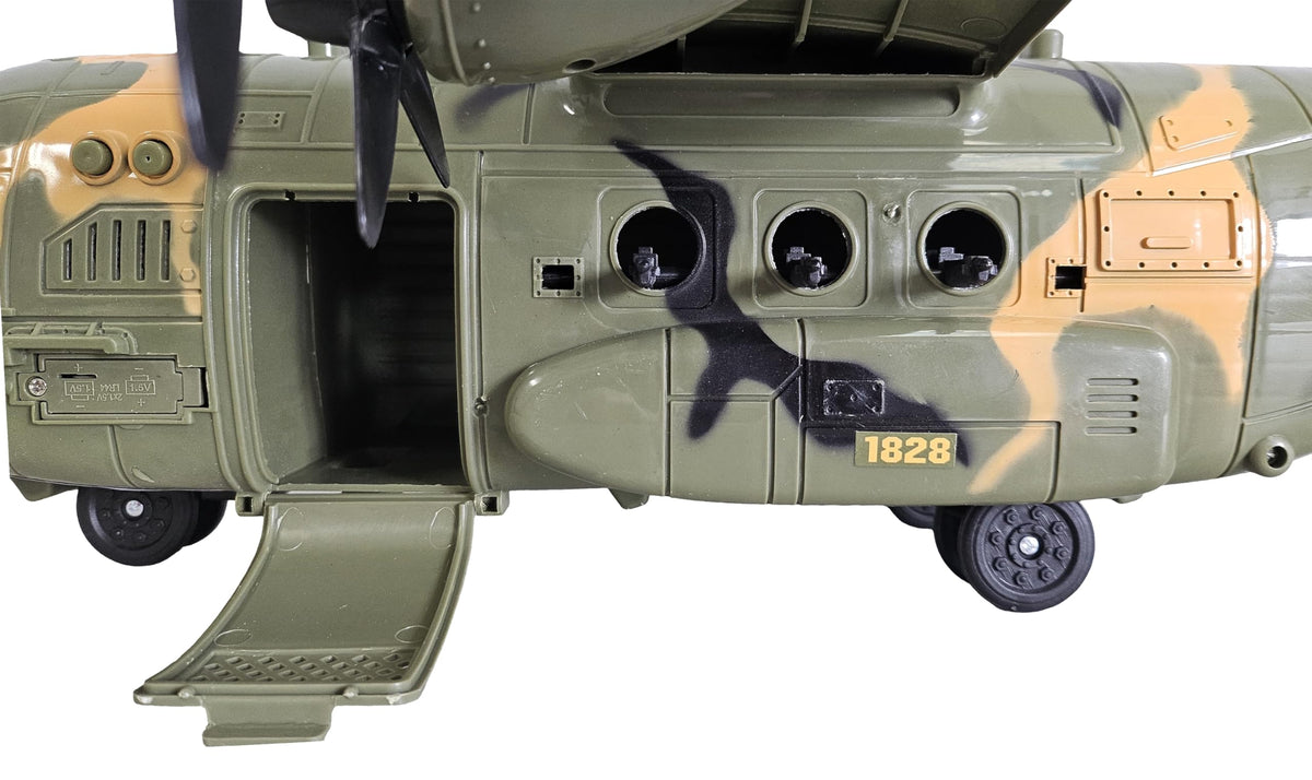 Toy Essentials large cargo plane with vehicles invites collaborative play