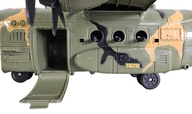 Toy Essentials large cargo plane with vehicles invites collaborative play