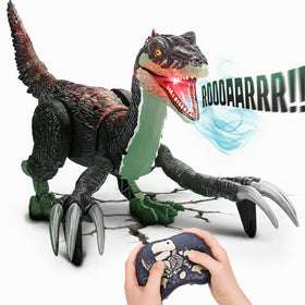 Toy Feast RC dinosaur walking velociraptor for active, screen-free adventures.