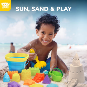 TOY Life 11-piece sand mold set for creative castle builds.