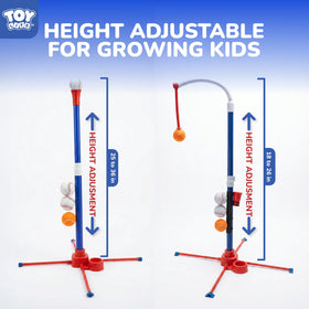 Adjustable stand grows with kids from age 3 and up for long term use