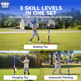 TOY Life 3-in-1 tBall launcher adds timing practice and keeps play engaging