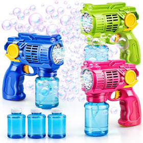 TOY Life 3-pack bubble guns set for family outdoor fun