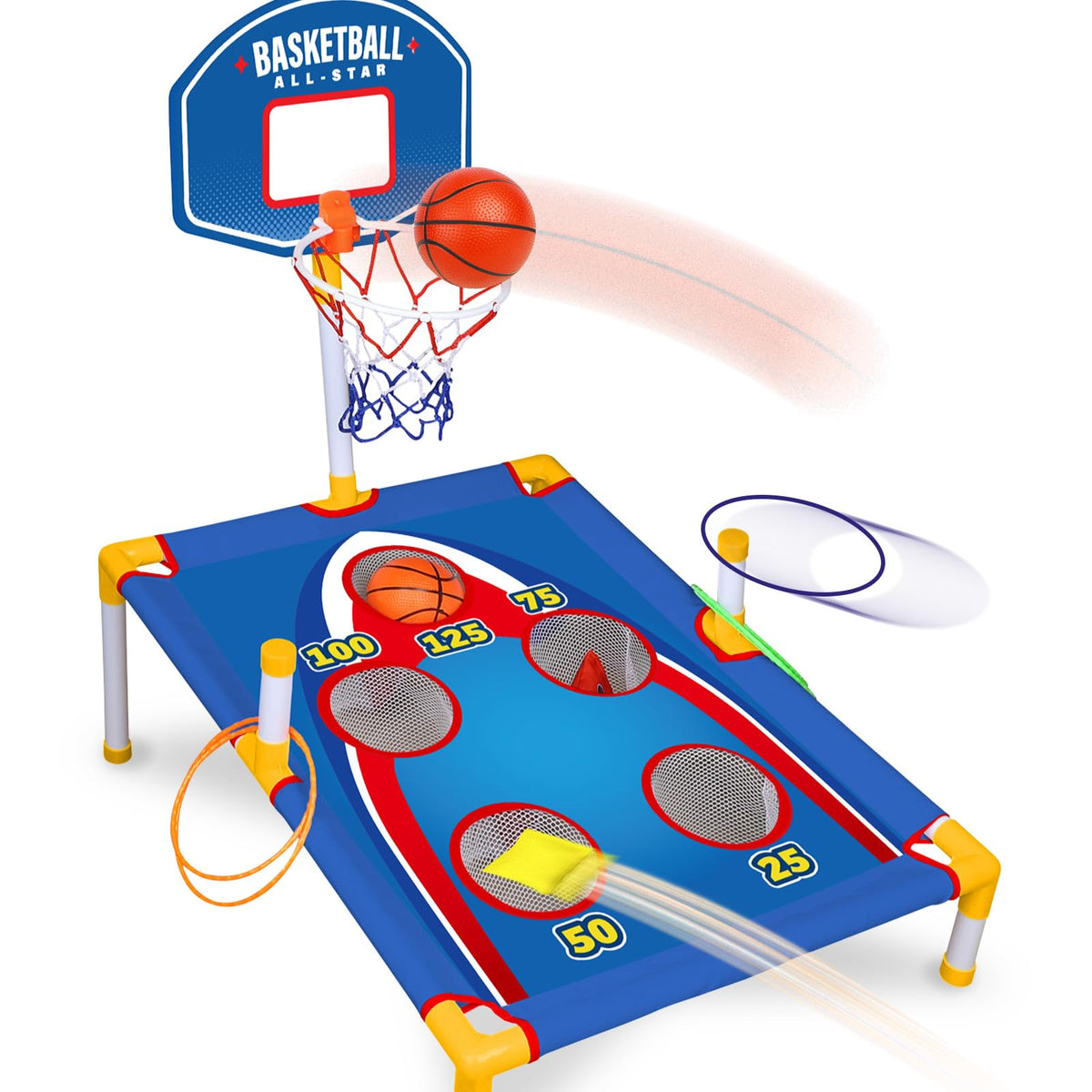 TOY Life 3-in-1 Toss Game bean bags for kid-friendly toss play and indoor fun.