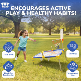 TOY Life family play session showing three-in-one setup in action.