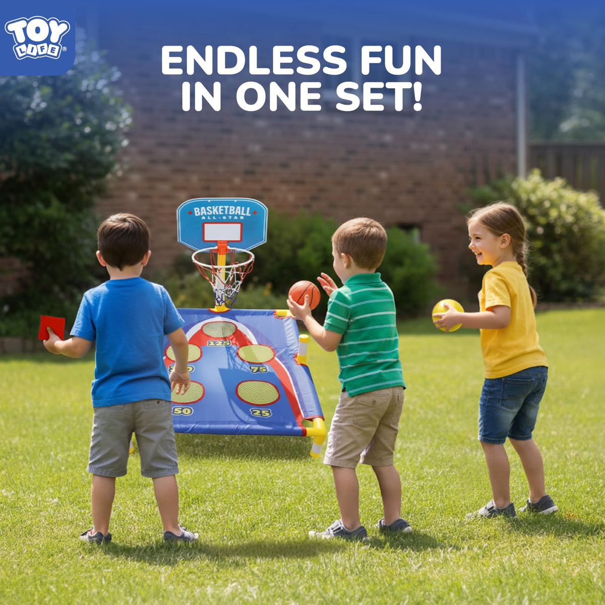 TOY Life 3-in-1 Toss Game rings for precise toss and cooperative play.