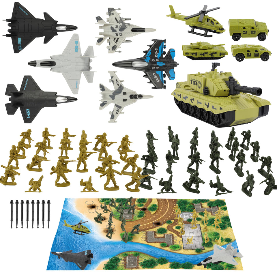 TOY Life Army Men desert soldiers on the battlefield spark imaginative play and teamwork