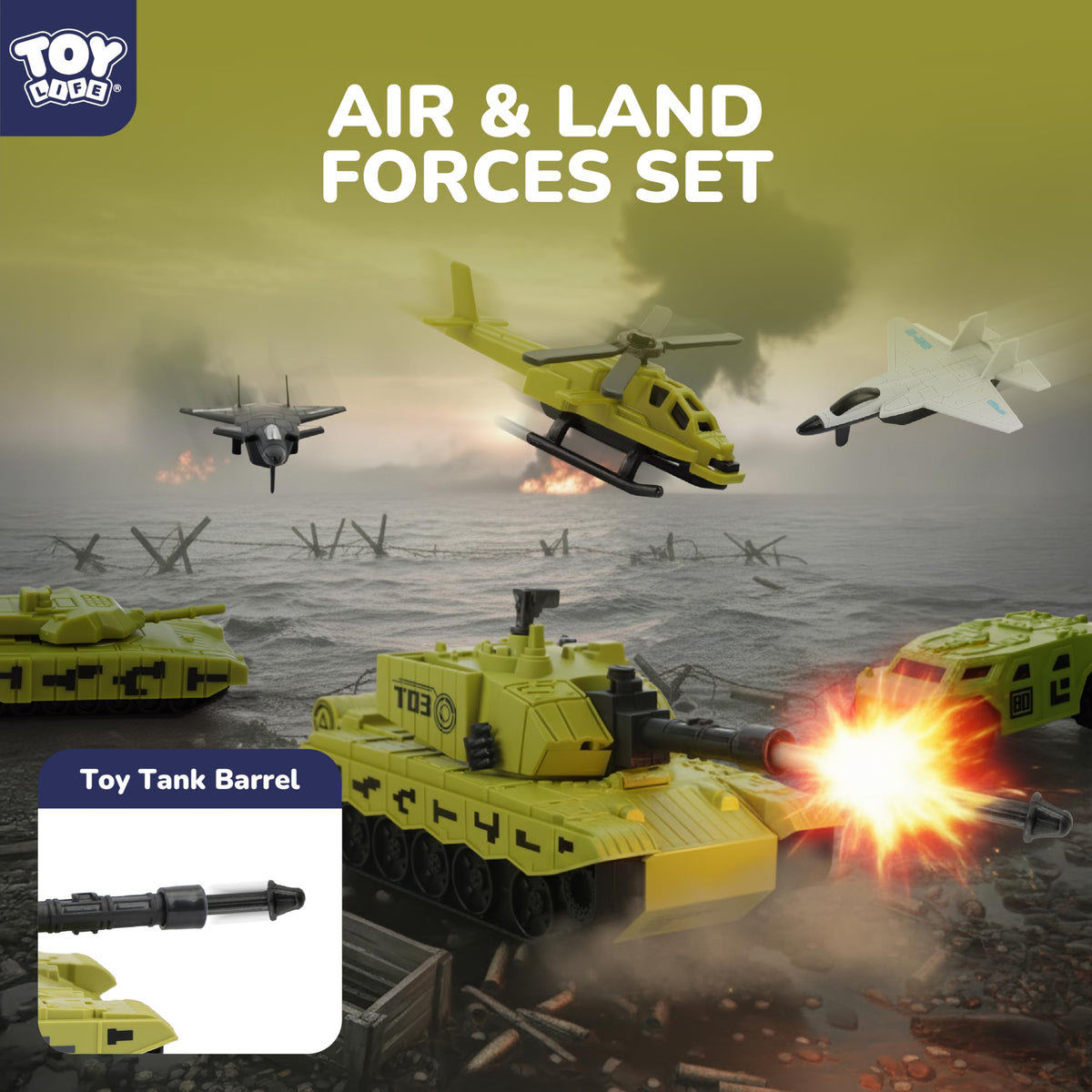 TOY Life Army Men pull-back planes ignite fast, dynamic air missions