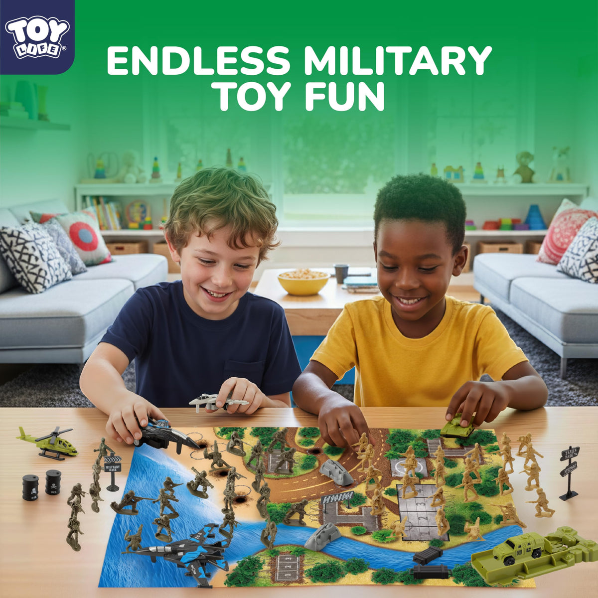 TOY Life Army Men naval ships ready for sea battles.