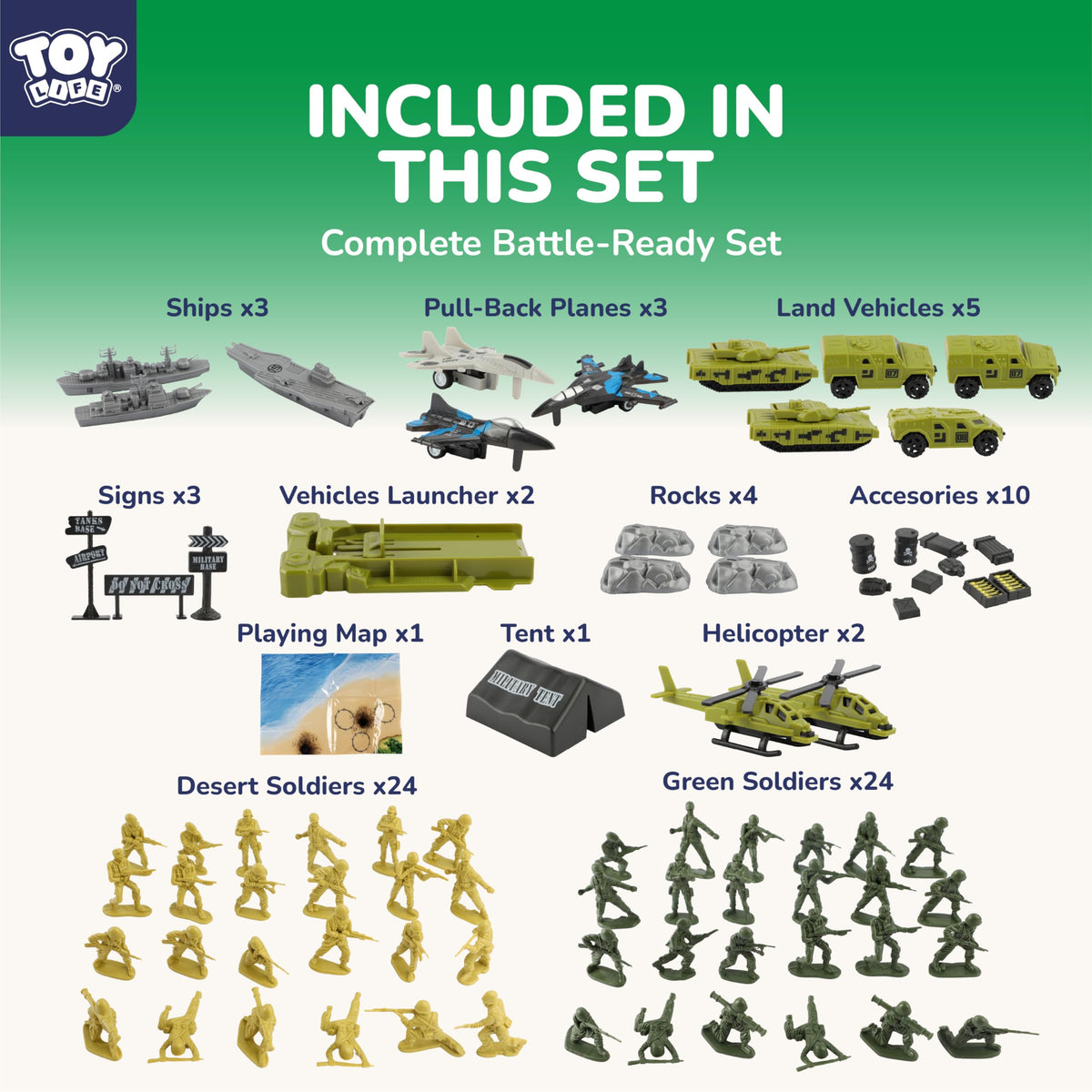 TOY Life Army Men pull-back planes speeding into pretend missions.