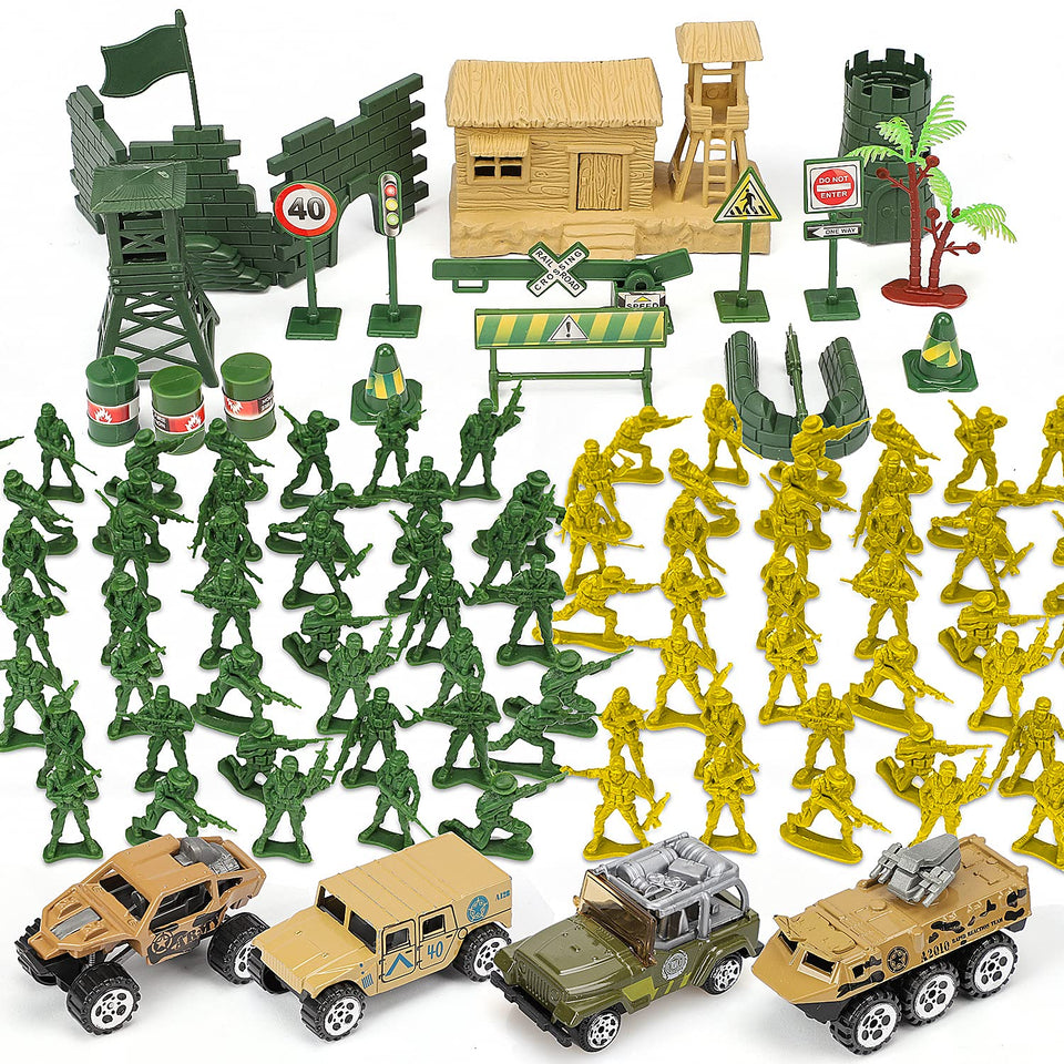 TOY Life army men set figures for imaginative play and storytelling.