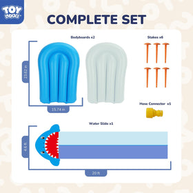 TOY Life shark-themed water play ideal for birthday parties