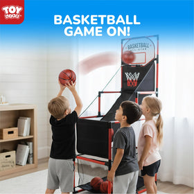 TOY Life height-adjustable pillar adapts as kids grow taller, keeping the game challenging.